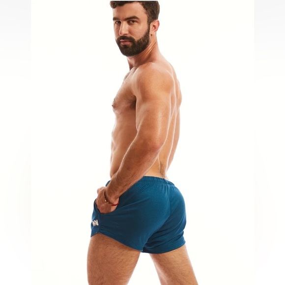 N2N Bodywear Urban Wave Short in Teal; Small, NWT - Picture 2 of 8